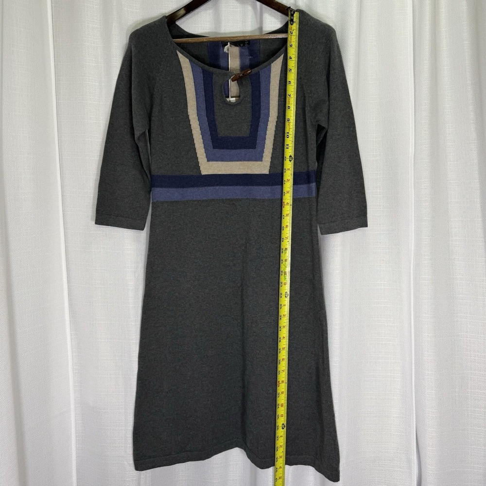 Prana Dress Medium Yarrah Sweater Dress 100% Organic Cotton Cottagecore Boho NEW - Picture 15 of 16